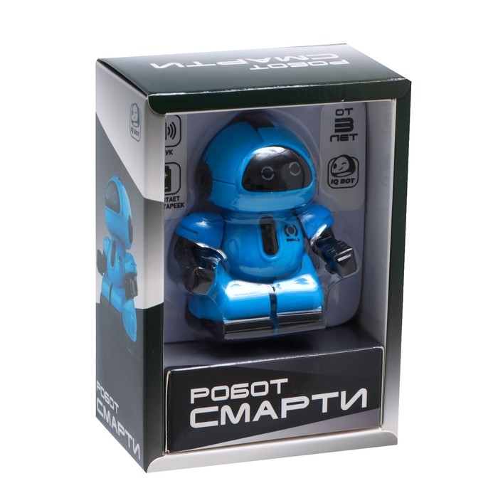 Робот радиоуправляемый &laquo;Минибот&raquo;, световые и звуковые эффекты, работает от батареек, цвет синий