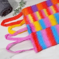 Мочалка для тела Доляна «Радуга», 12×45 см, МИКС Мочалка для тела Доляна «Радуга», 12×45 см, МИКС