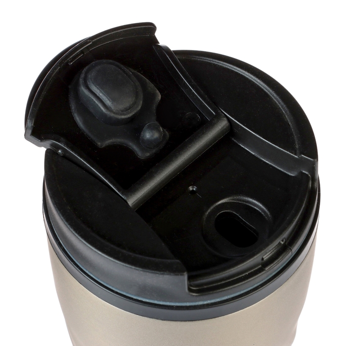 Термокружка, 350 мл, Графика, сохраняет тепло 2 ч, 13.5 х 8 см, золотистый металлик Термокружка, 350 мл, Графика, сохраняет тепло 2 ч, 13.5 х 8 см, золотистый металлик