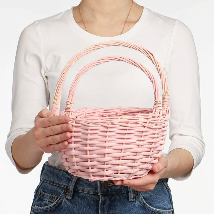 Набор корзин, 2 шт, 24&times;13&times;26 см, 19&times;11&times;22 см, ива