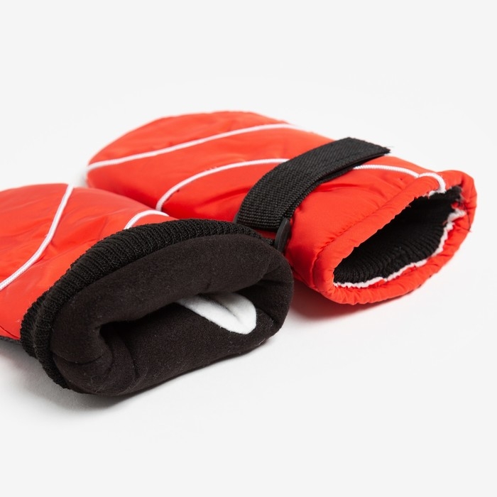 Варежки зимние детские MINAKU, цв.красный, р-р 16 (18 см) Варежки зимние детские MINAKU, цв.красный, р-р 16 (18 см)