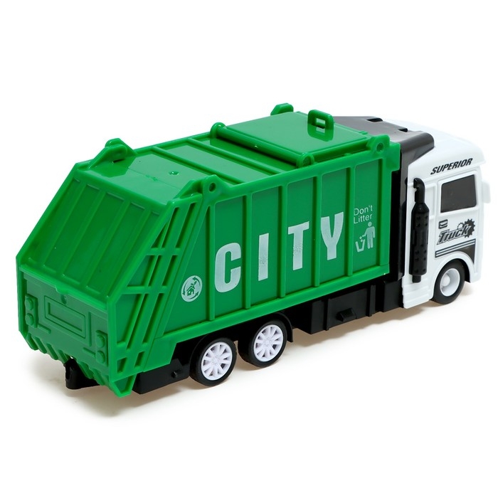 Набор грузовиков &laquo;Мусоровоз&raquo;, инерция, 2 машины, баки