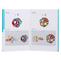 Конструктор магнитный &laquo;Цветные магниты&raquo;, 55 деталей