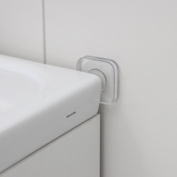 Держатель-стоппер универсальный для дома, 4,6&times;1 см, прозрачный