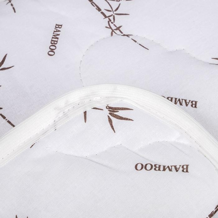 Одеяло всесезонное Адамас "Бамбук", размер 200х220 &plusmn; 5 см, 300гр/м2, чехол тик, цвет микс