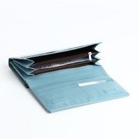 Кошелёк женский на магните, цвет голубой Кошелёк женский на магните, цвет голубой