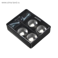 Крепление номера катафот-саморез, "ГЛАВДОР" нержавеющая сталь, набор 4 шт Крепление номера катафот-саморез, "ГЛАВДОР" нержавеющая сталь, набор 4 шт