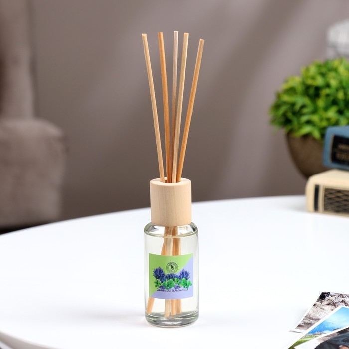 Диффузор ароматический Диффузор ароматический "Модерн", 50 мл, лаванда и ментол, "Богатство Аромата"