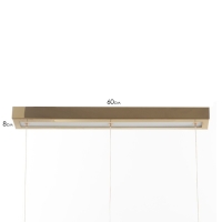 Светильник BayerLux "Айна" 36Вт LED золото 70х13,5х19см