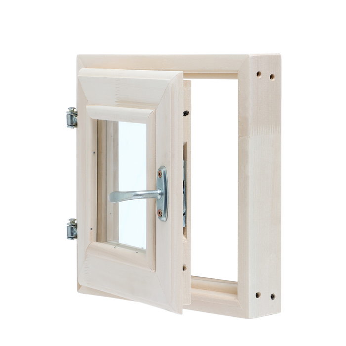 Окно, 30&times;30см, двойное стекло ЛИПА