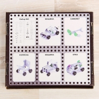 Конструктор металлический «10К» для уроков труда №3, 146 деталей Конструктор металлический «10К» для уроков труда №3, 146 деталей