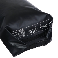 Гермомешок YUGANA, ПВХ, водонепроницаемый 40 литров, один ремень, черный Гермомешок YUGANA, ПВХ, водонепроницаемый 40 литров, один ремень, черный