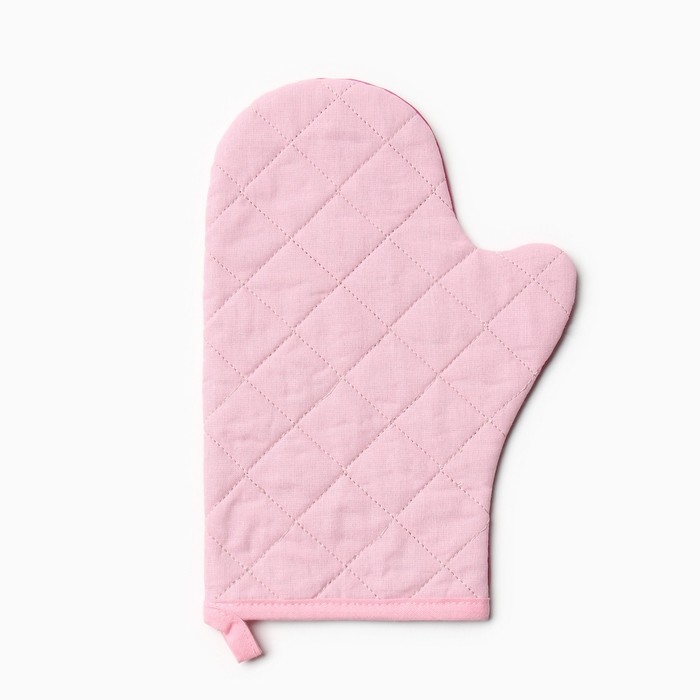 Новый год. Набор кухонный Доляна "Блистай": варежка 20х28 см, прихватка 17х17 см, 35% хл, 65% пэ