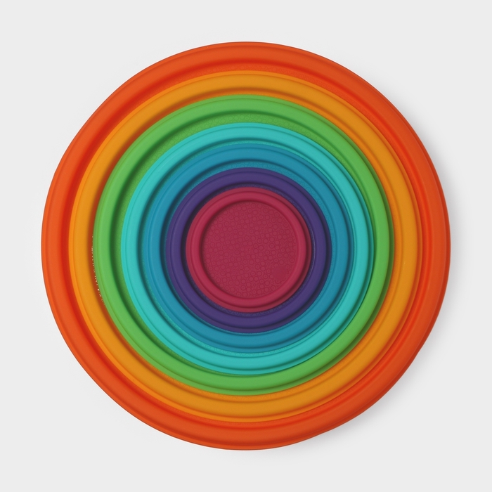 Набор мисок &laquo;Радуга&raquo;, 7 шт, цвет МИКС