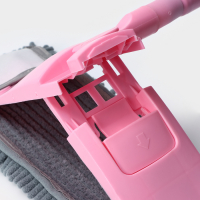 Швабра для мытья пола плоская с телескопической ручкой Raccoon &laquo;Букля&raquo;, 41&times;12&times;90(120) см, микрофибра