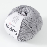 Пряжа "Jeans" 55% хлопок, 45% акрил 160м/50гр (46 т.серый) Пряжа "Jeans" 55% хлопок, 45% акрил 160м/50гр (46 т.серый)