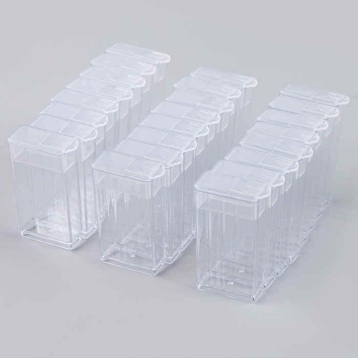 Органайзер для хранения страз алмазной мозаики, 24 секции