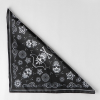 Бандана «Пират», взрослая, 50х50 см Бандана «Пират», взрослая, 50х50 см