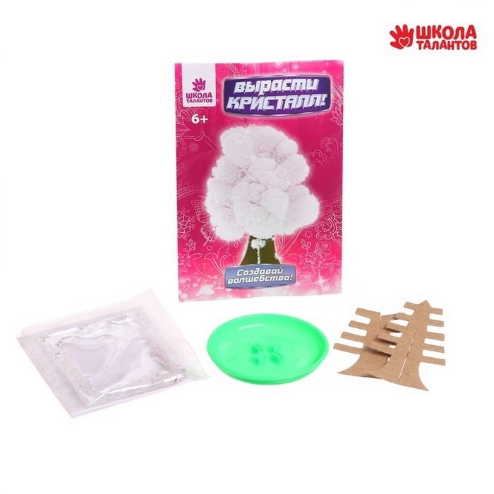 Набор для выращивания кристалла &laquo;Волшебное дерево&raquo; цвет белый