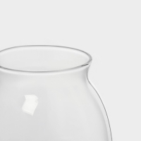 Банка стеклянная для хранения сыпучих продуктов BellaTenero &laquo;Бамбук&raquo;, 500 мл, 9,5&times;10 см, с бамбуковой крышкой