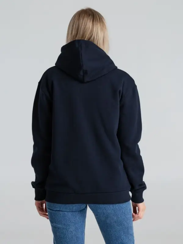 Толстовка на молнии с капюшоном Siverga Heavy 2.0, темно-синяя, размер XL