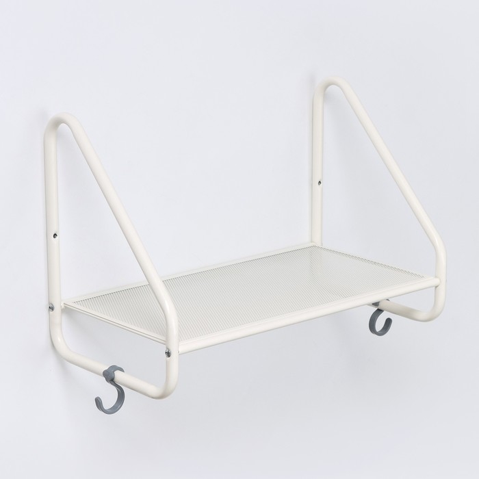 Полка настенная «Барселона 11», 45×24,5×30 см, цвет белый Полка настенная «Барселона 11», 45×24,5×30 см, цвет белый