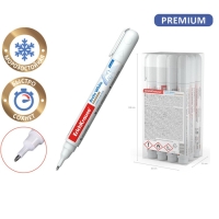 Ручка-корректор 5 мл, ErichKrause Arctic White, супер-белая, с металлическим наконечником, система подкачки жидкости Ручка-корректор 5 мл, ErichKrause Arctic White, супер-белая, с металлическим наконечником, система подкачки жидкости