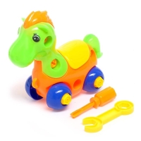 Конструктор винтовой &laquo;Лошадка&raquo;, 20 деталей