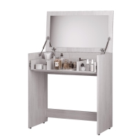 Туалетный столик Кимберли, 802х460х824, Ясень белый/Лакобель черная Туалетный столик Кимберли, 802х460х824, Ясень белый/Лакобель черная