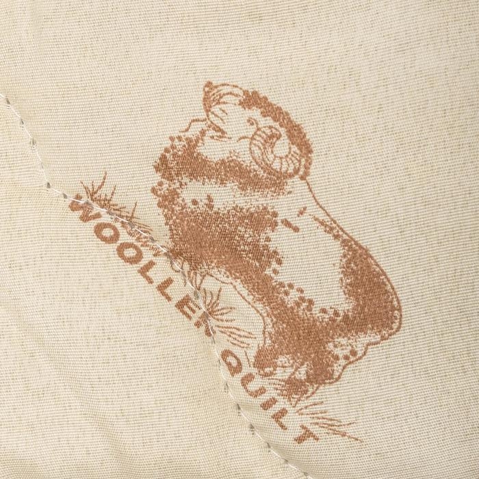 Одеяло облегчённое Адамас "Овечья шерсть", размер 140х205 &plusmn; 5 см, 200гр/м2, чехол п/э