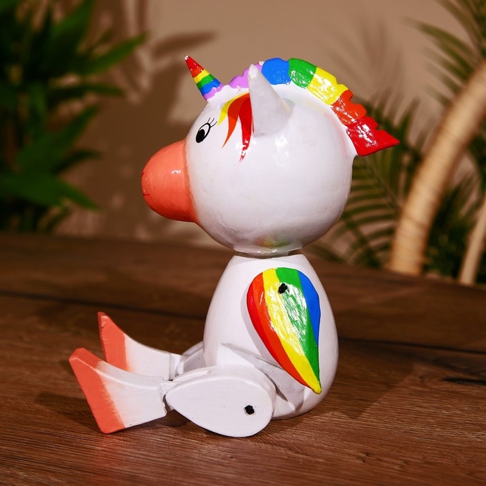 Сувенир Сувенир "Единорожик" висячие лапки, дерево 30 см