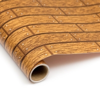 Пленка самоклеящаяся "Плитка коричневая" 45*200см Пленка самоклеящаяся "Плитка коричневая" 45*200см