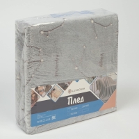 Плед светящийся 180х200 см &laquo;Созвездие&raquo;, велсофт 260г/м