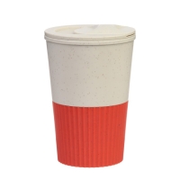 Термостакан для кофе, 380 мл, с крышкой, 12.4 × 8.6 см, PP пластик, красный Термостакан для кофе, 380 мл, с крышкой, 12.4 × 8.6 см, PP пластик, красный