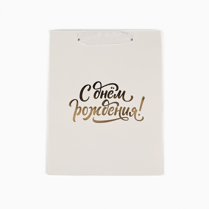 Пакет ламинированный вертикальный &laquo;С днём рождения&raquo;, MS 18 х 23 х 10 см