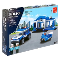 Конструктор Полиция «Полицейский участок», 231 деталь Конструктор Полиция «Полицейский участок», 231 деталь