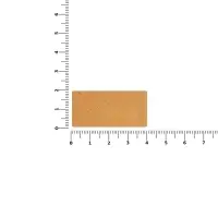 Лейбл кожаный Tuken, S, бежевый Лейбл кожаный Tuken, S, бежевый