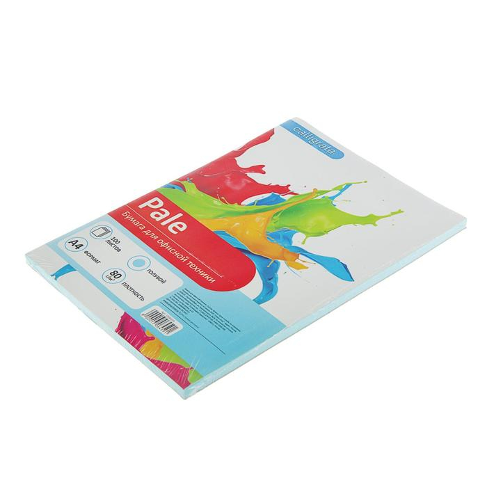 Бумага цветная А4, 100 листов Calligrata Пастель, голубая, 80 г/м² Бумага цветная А4, 100 листов Calligrata Пастель, голубая, 80 г/м²