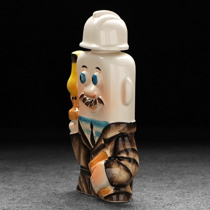 Штоф фарфоровый &laquo;Энергетик&raquo;, в упаковке книге