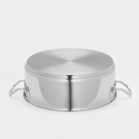 Кастрюля &laquo;Общепит&raquo;, 8 л, d=34 см, h=12,2 см, капсульное дно, индукция