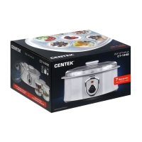 Йогуртница Centek CT-1442, 17 Вт, 0.2 л, 7 ёмкостей, стекло, серая Йогуртница Centek CT-1442, 17 Вт, 0.2 л, 7 ёмкостей, стекло, серая