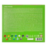 Пластилин 12 цветов, 216 г, ErichKrause "Jolly Friends Neon", со стеком, в картонной упаковке