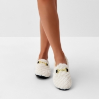 Тапочки женские размер 39, цвет молочный Тапочки женские размер 39, цвет молочный