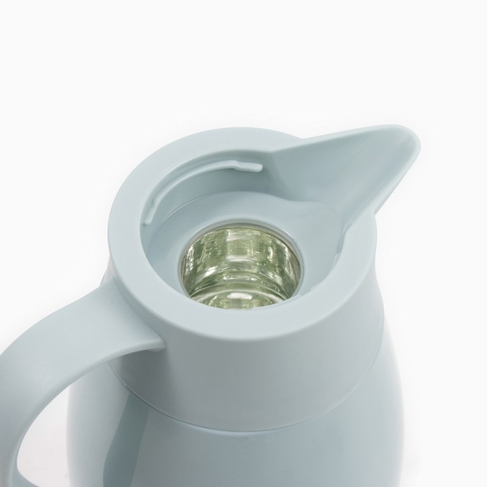 Термос-кофейник, 1.5 л, сохраняет тепло 24 ч, с термометром, стеклянная колба, серый Термос-кофейник, 1.5 л, сохраняет тепло 24 ч, с термометром, стеклянная колба, серый