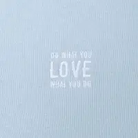 Худи с вышивкой женское Do Love, серо-голубое, размер XS