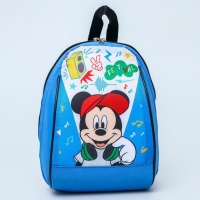 Рюкзак детский, отдел на молнии, 20 х 13 х 26 см "Мышонок", Микки Маус Рюкзак детский, отдел на молнии, 20 х 13 х 26 см "Мышонок", Микки Маус