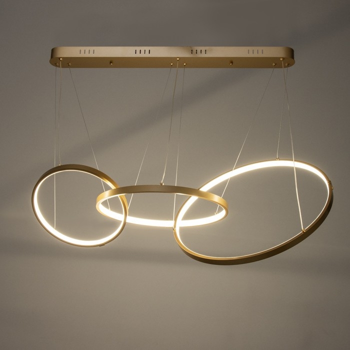 Светильник BayerLux Светильник BayerLux "Ринго" 3хLED 90Вт 4000К золото 78х50х100 см