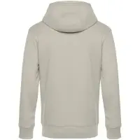 Толстовка с капюшоном унисекс King, дымчато-серая, размер S