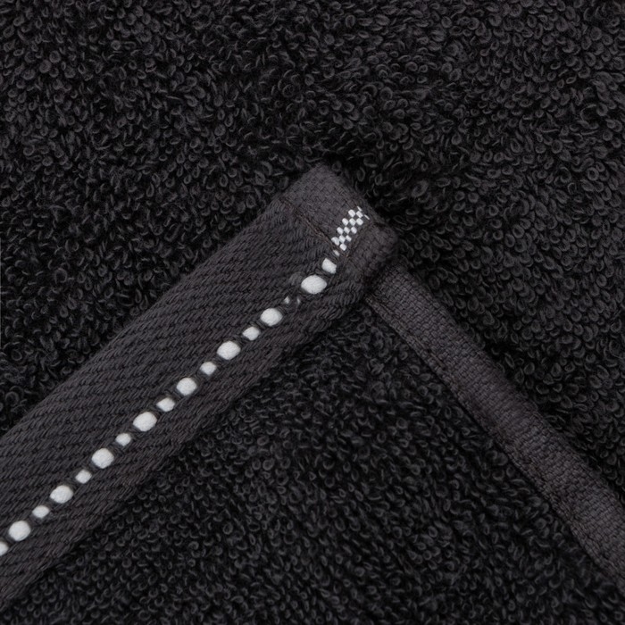 Полотенце махровое Лондон 50х90см, графит, 100% хлопок , 430г/м Полотенце махровое Лондон 50х90см, графит, 100% хлопок , 430г/м