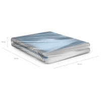 Тетрадь на спирали, 80 листов в клетку, ErichKrause Mirage, пластиковая обложка, блок офсет 100% белизна, синяя Тетрадь на спирали, 80 листов в клетку, ErichKrause Mirage, пластиковая обложка, блок офсет 100% белизна, синяя